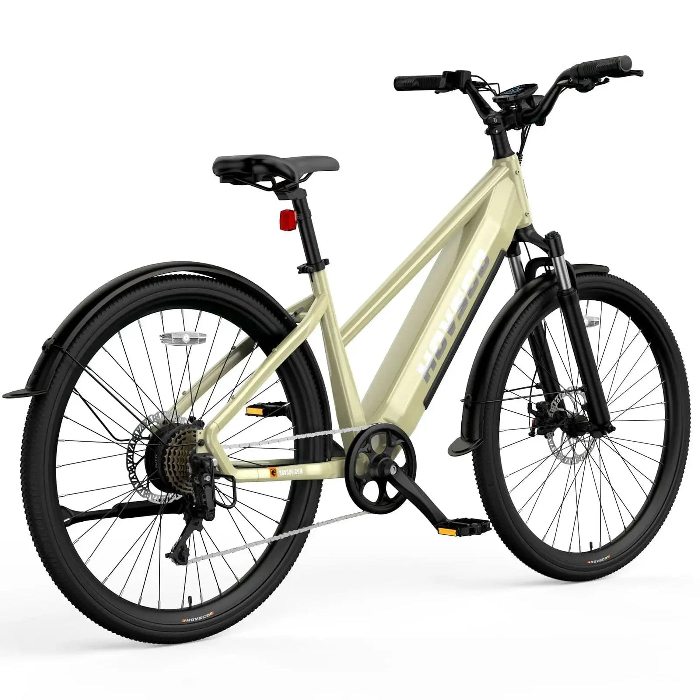 HOVSCO HovCity 27.5" Step-Thru Cruiser Electric Bike For Adults HOVSCO