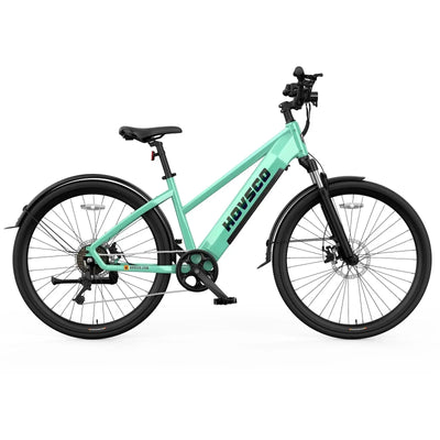 HOVSCO HovCity 27.5" Step-Thru Cruiser Electric Bike For Adults HOVSCO