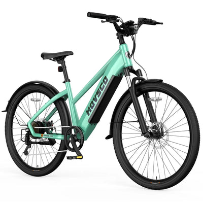 HOVSCO HovCity 27.5" Step-Thru Cruiser Electric Bike For Adults HOVSCO