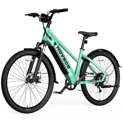 HOVSCO HovCity 27.5" Step-Thru Cruiser Electric Bike For Adults HOVSCO