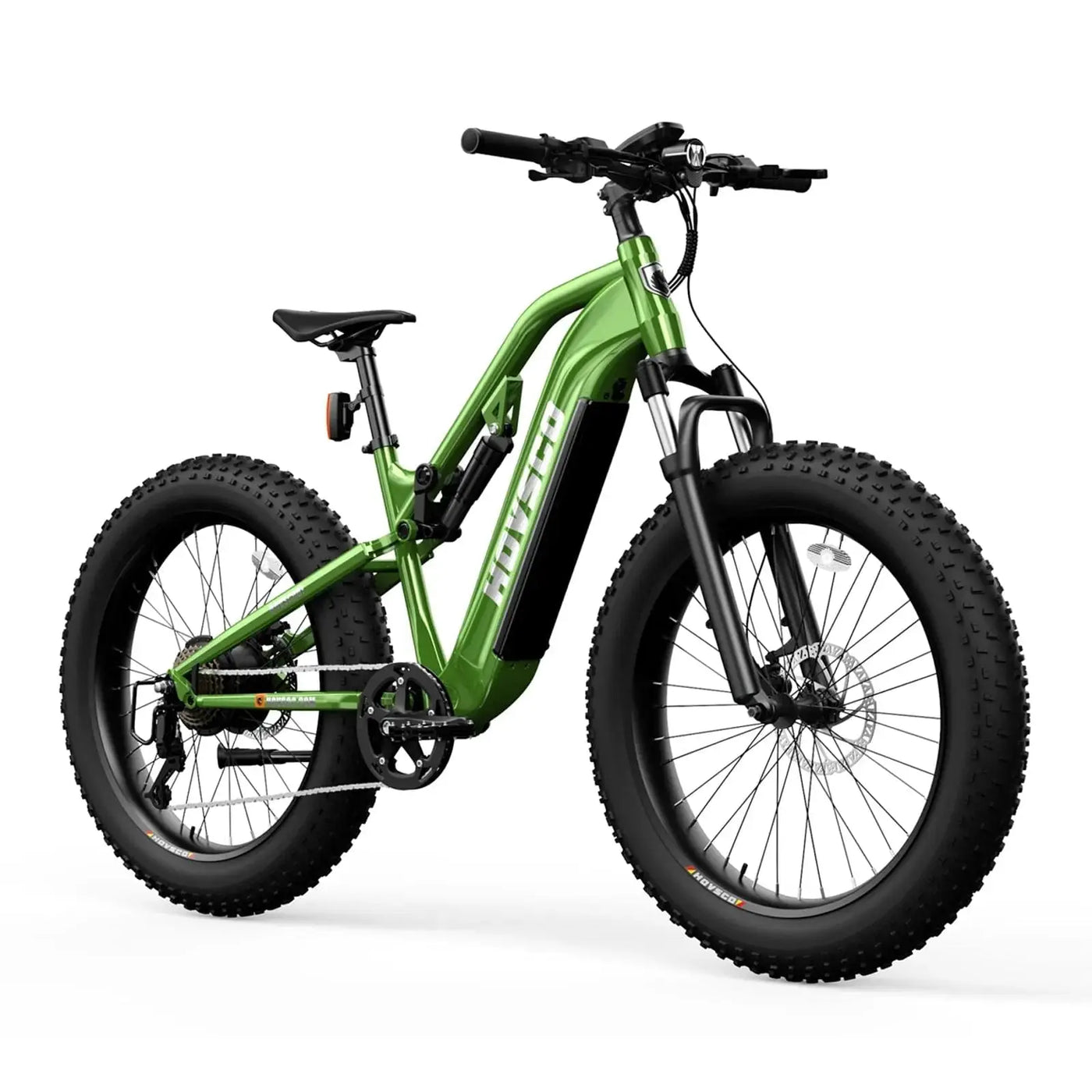 HOVSCO HovScout 26" Full Suspension Fat Tire All Terrain Ebike Glossy Green