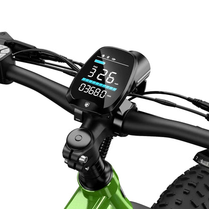 HOVSCO HovScout 26" Full Suspension Fat Tire All Terrain Ebike Glossy Green