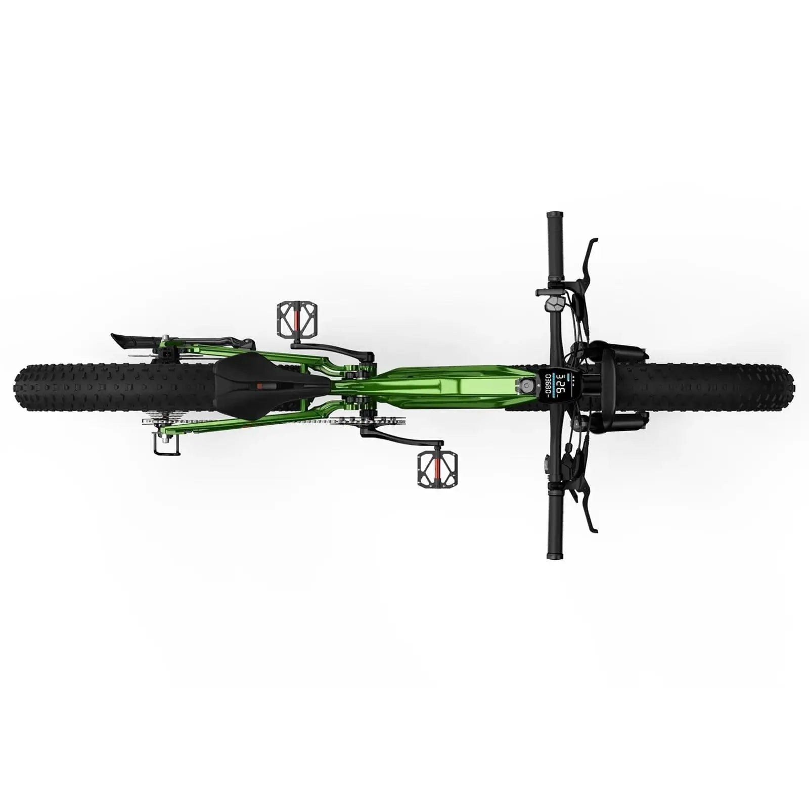 HOVSCO HovScout 26" Full Suspension Fat Tire All Terrain Ebike Glossy Green