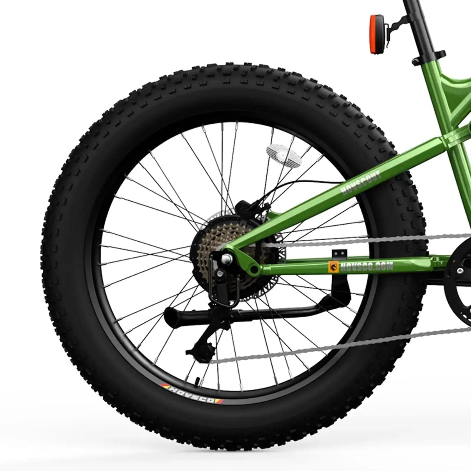 HOVSCO HovScout 26" Full Suspension Fat Tire All Terrain Ebike Glossy Green