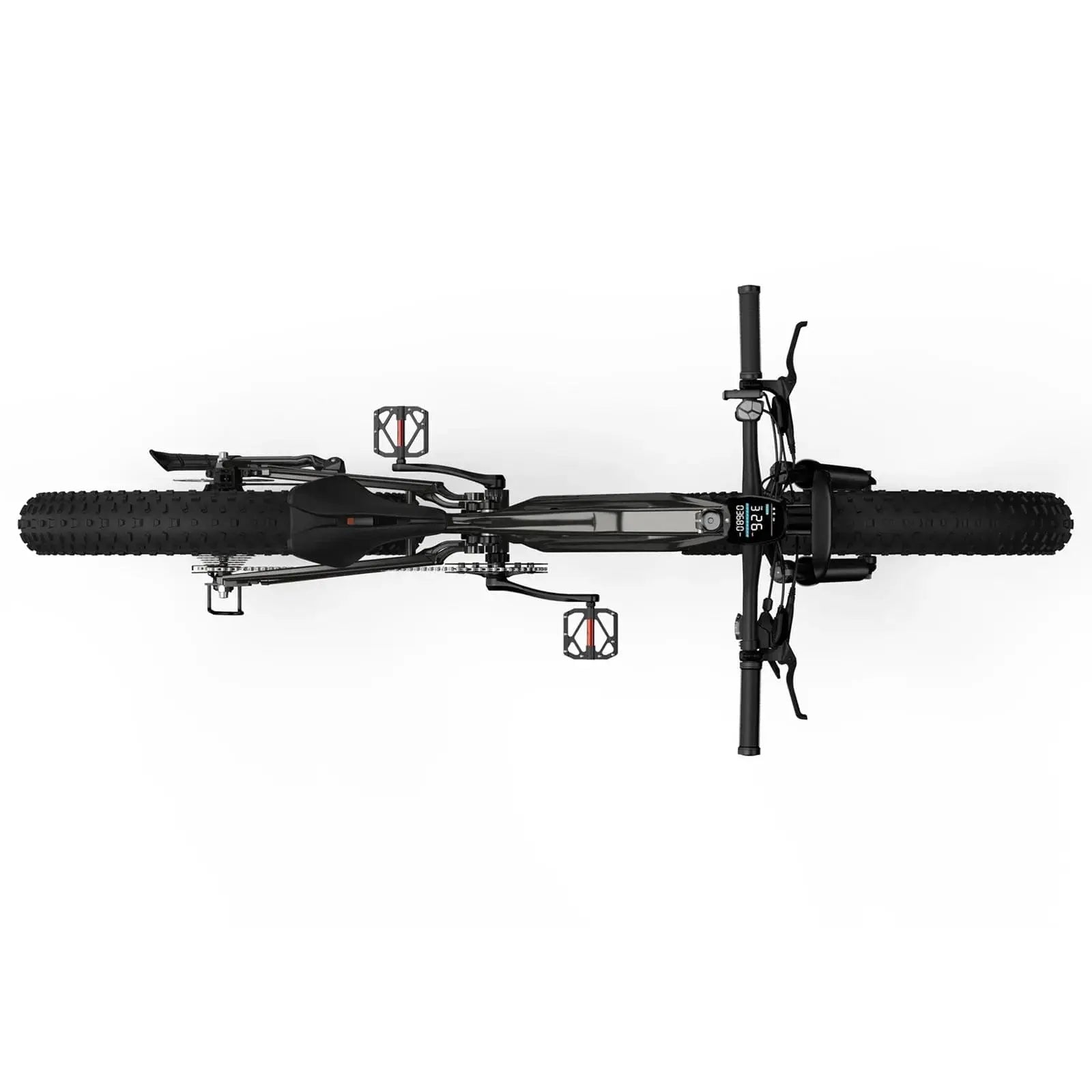 HOVSCO HovScout 26" Full Suspension Fat Tire All Terrain Ebike Gray