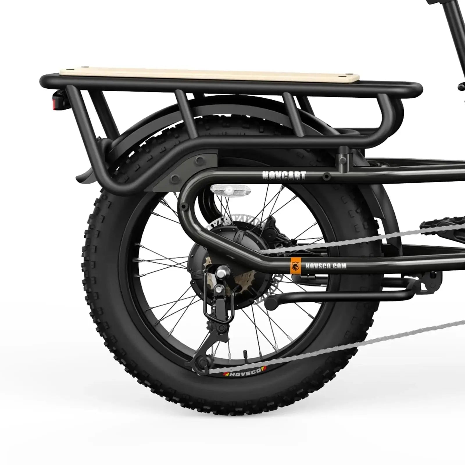 HOVSCO™ HovCart 20“ Step-Thru Electric Fat Bike All Terrain Cargo Ebike Gray