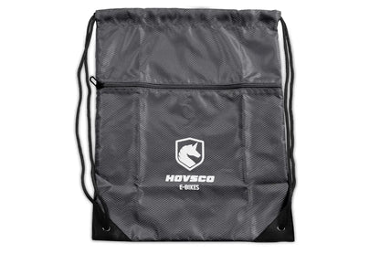 Hovsco Drawstring Backpack, Waterproof with Zip Pocket For Cycling HOVSCO