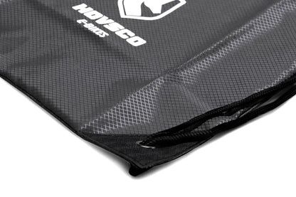 Hovsco Drawstring Backpack, Waterproof with Zip Pocket For Cycling HOVSCO