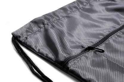 Hovsco Drawstring Backpack, Waterproof with Zip Pocket For Cycling HOVSCO